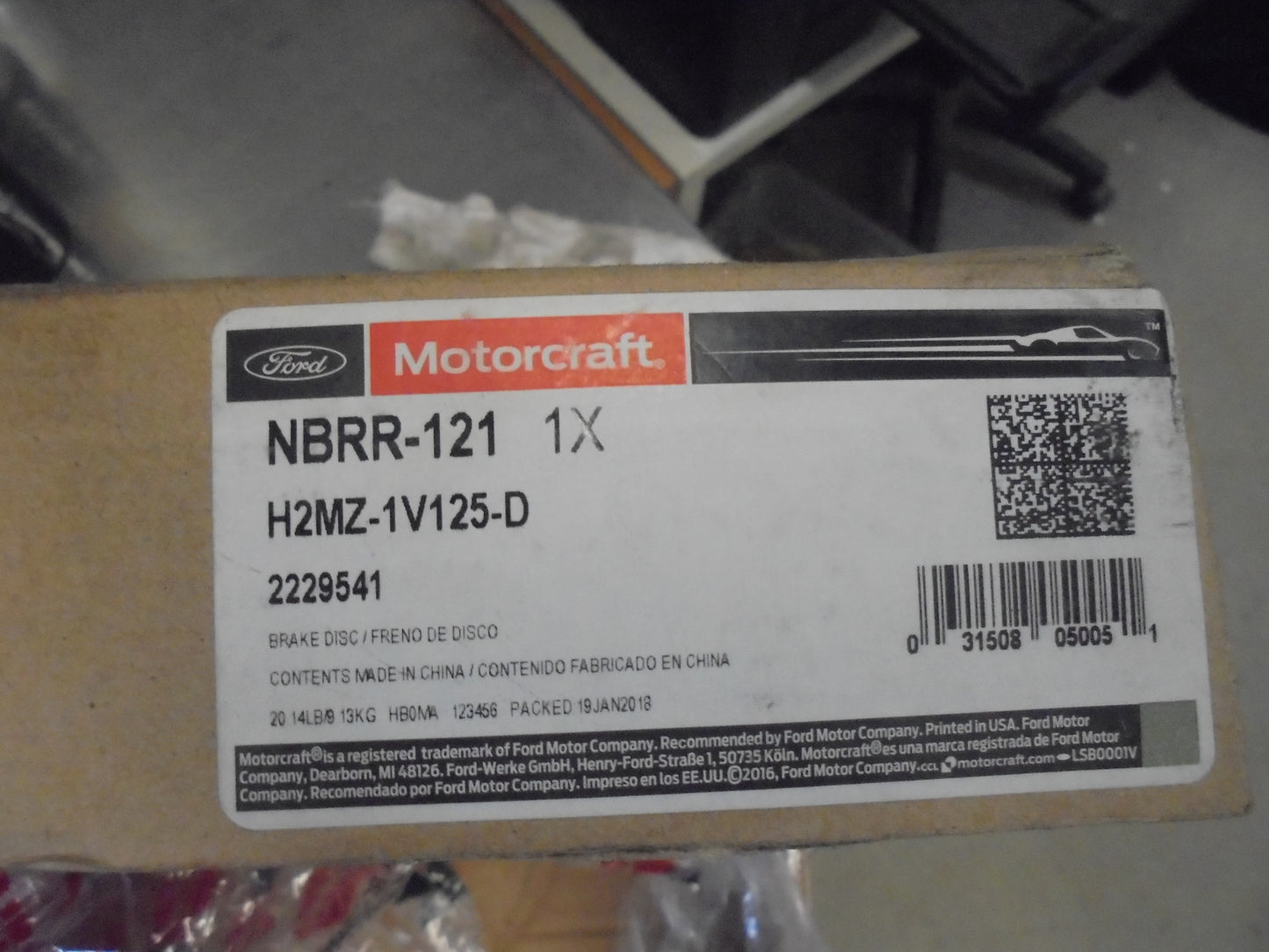 Ford LW Focus-TF-TFII Kuga-ZG Escape Genuine Pair Front Rotors New Part