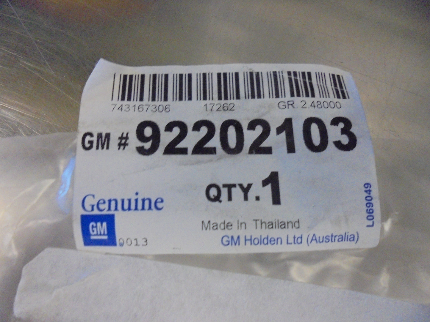 Holden VE/WM Commodore/Statesman Genuine Fog Light Harness New Part