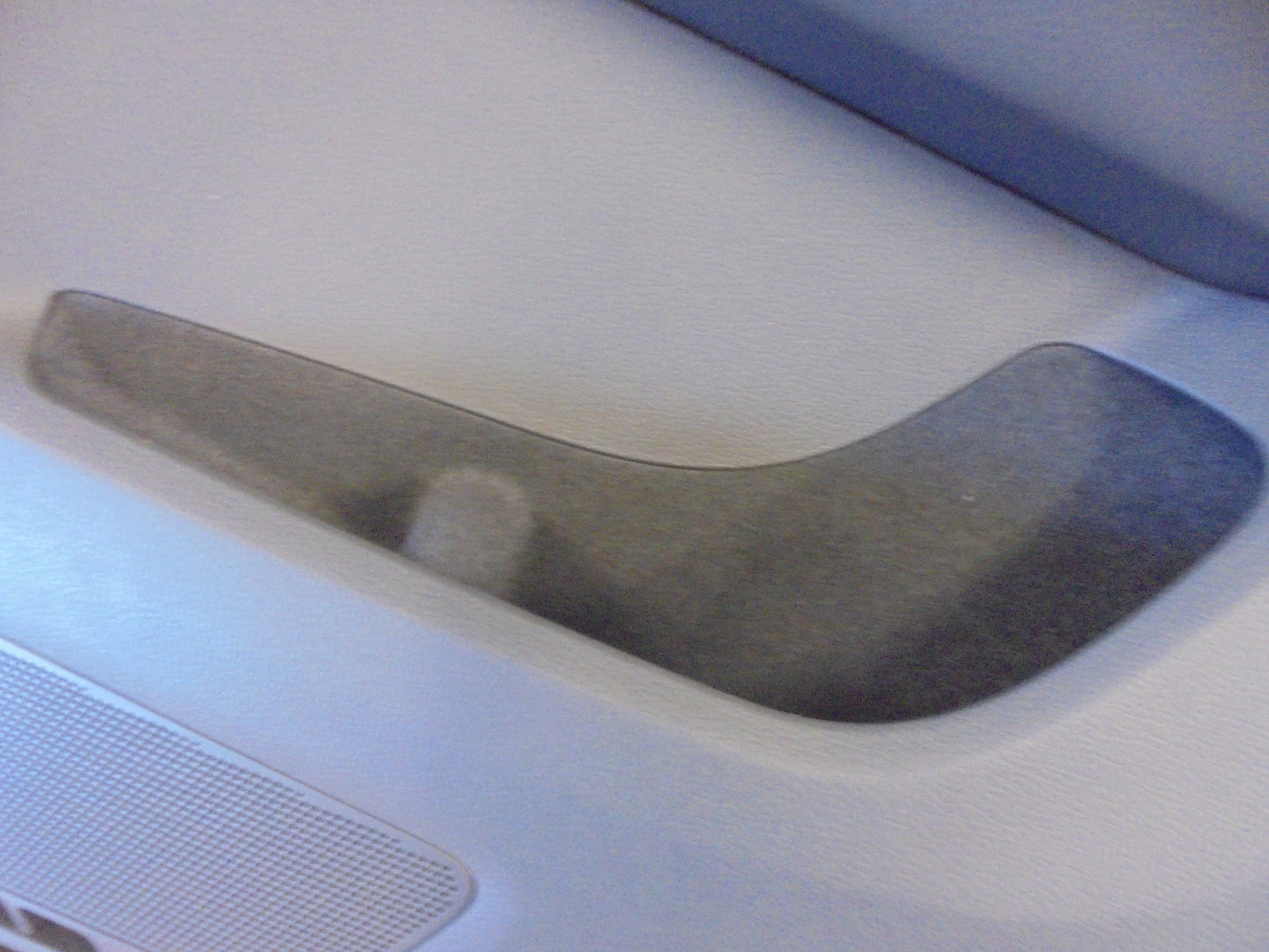 VW Amarok Genuine Drivers Rear Door Tim Leatherette Black New Part
