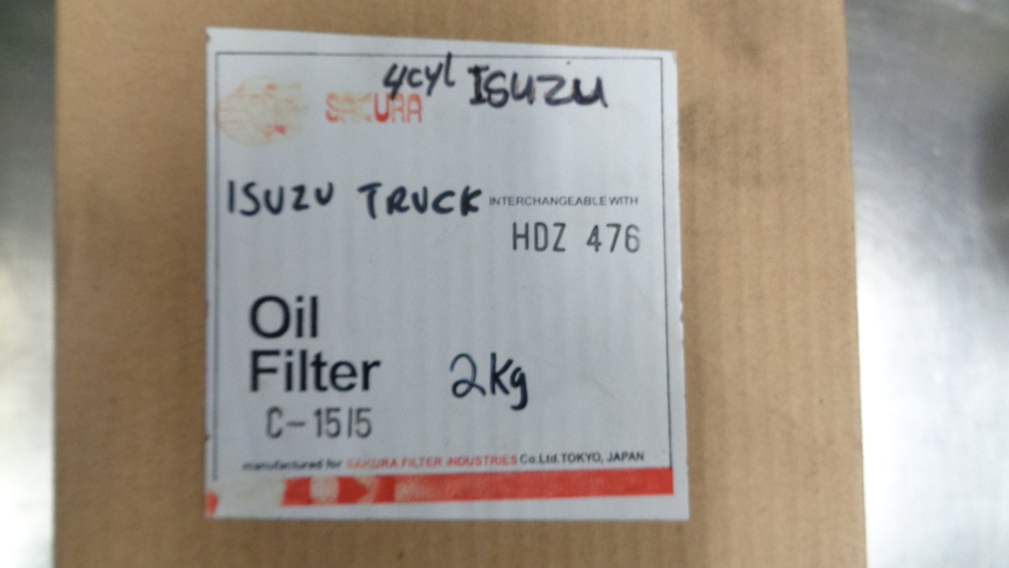 Sakura Oil Filter suits Isuzu New Part