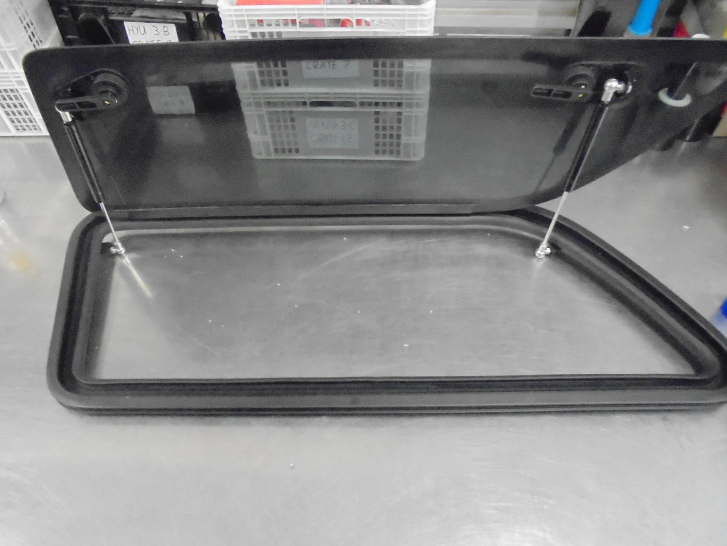 Mitsubishi MN Triton GLX-R Genuine Passenger Canopy Tilt Up Window With Key New Part