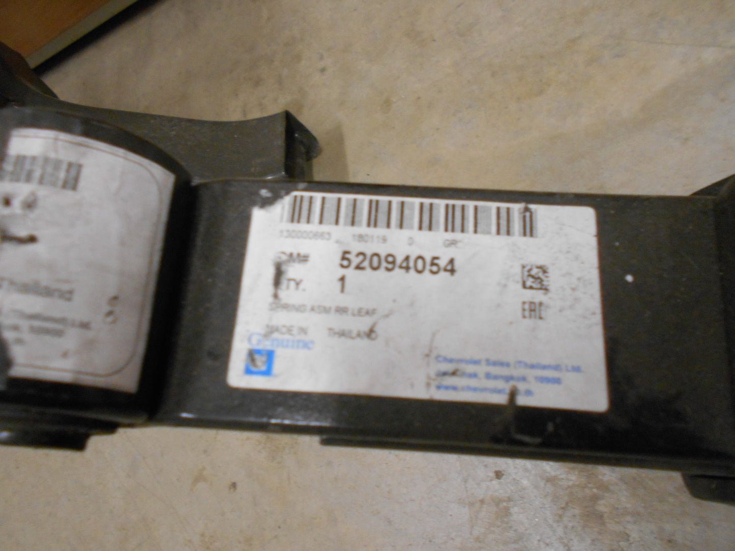Holden RG Colorado Genuine Rear 5 Leaf Spring New Part