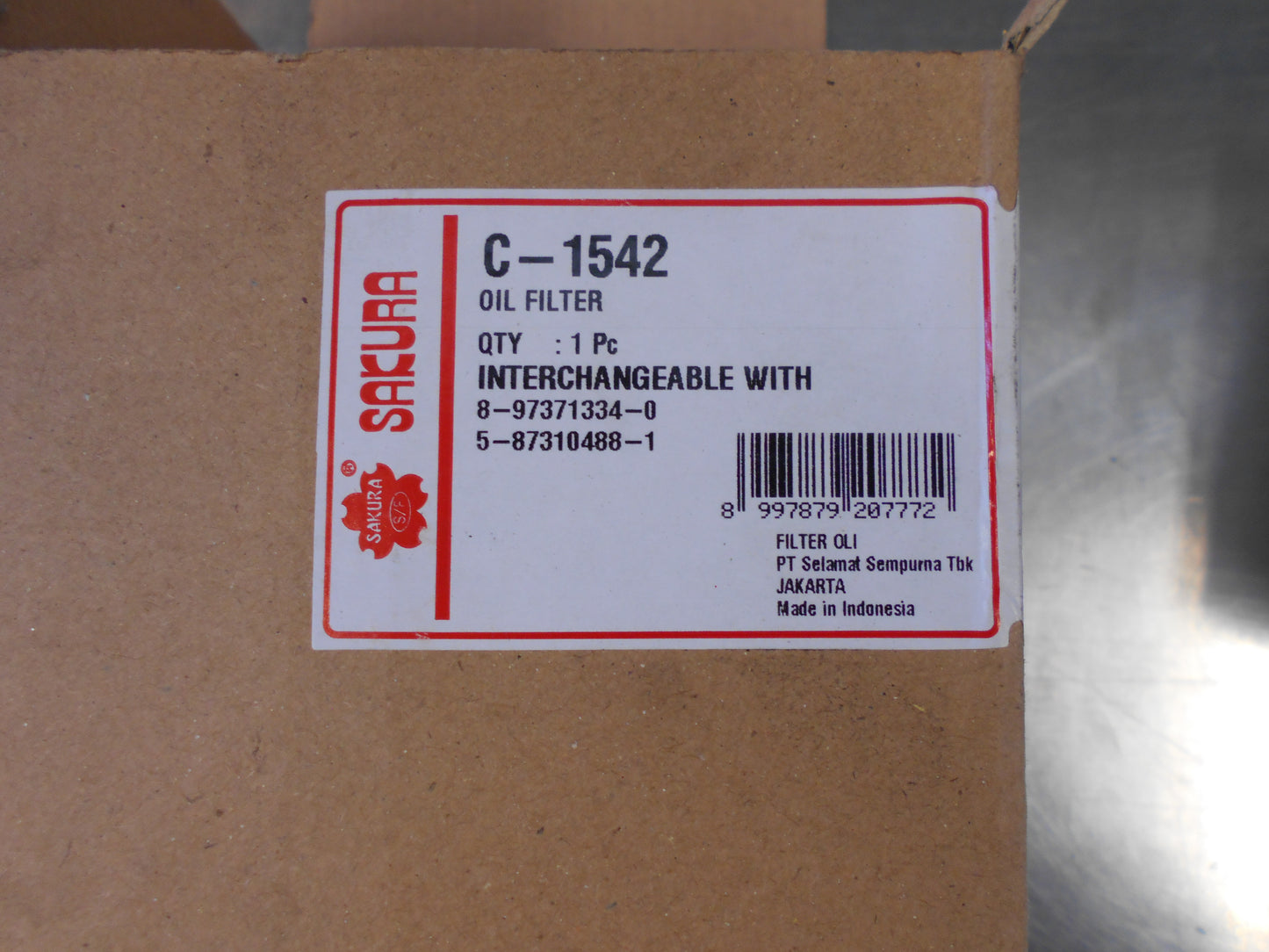 Sakura Oil Filter Suits Isuzu Small Trucks New Part