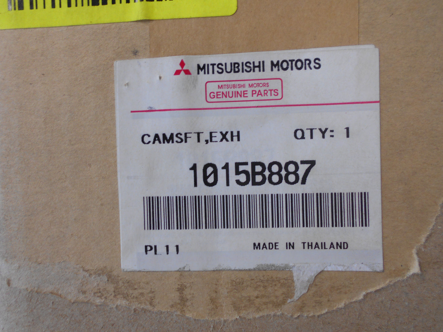 Mitsubishi Triton / Pajero Genuine Exhaust Camshaft New Part