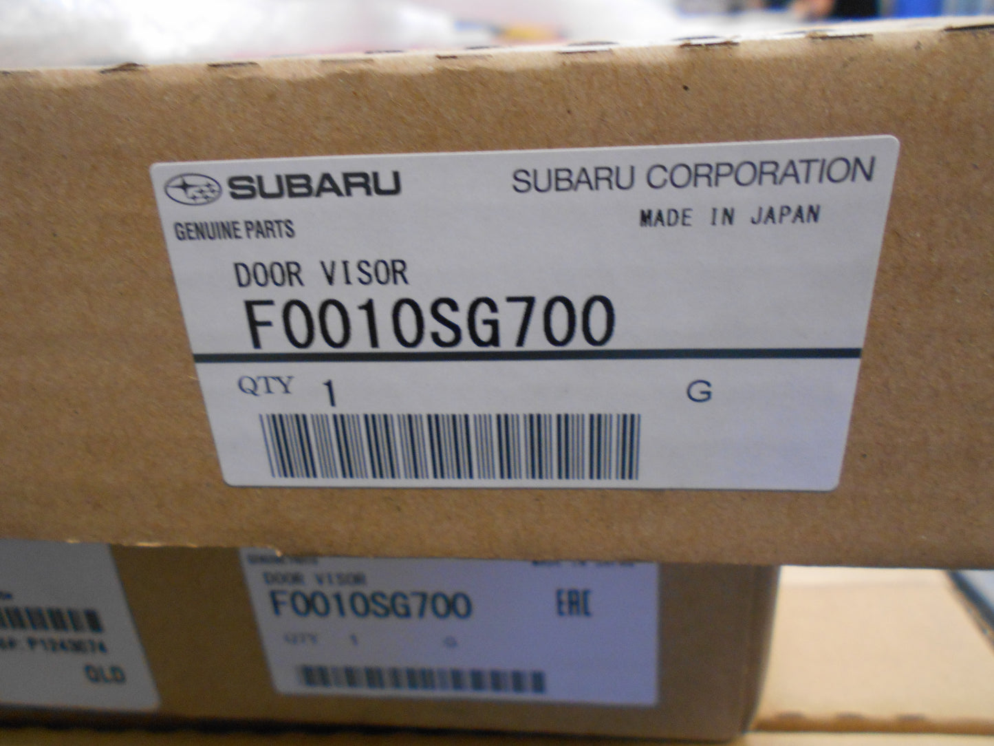 Subaru Forester Genuine Weathershield Set New Part