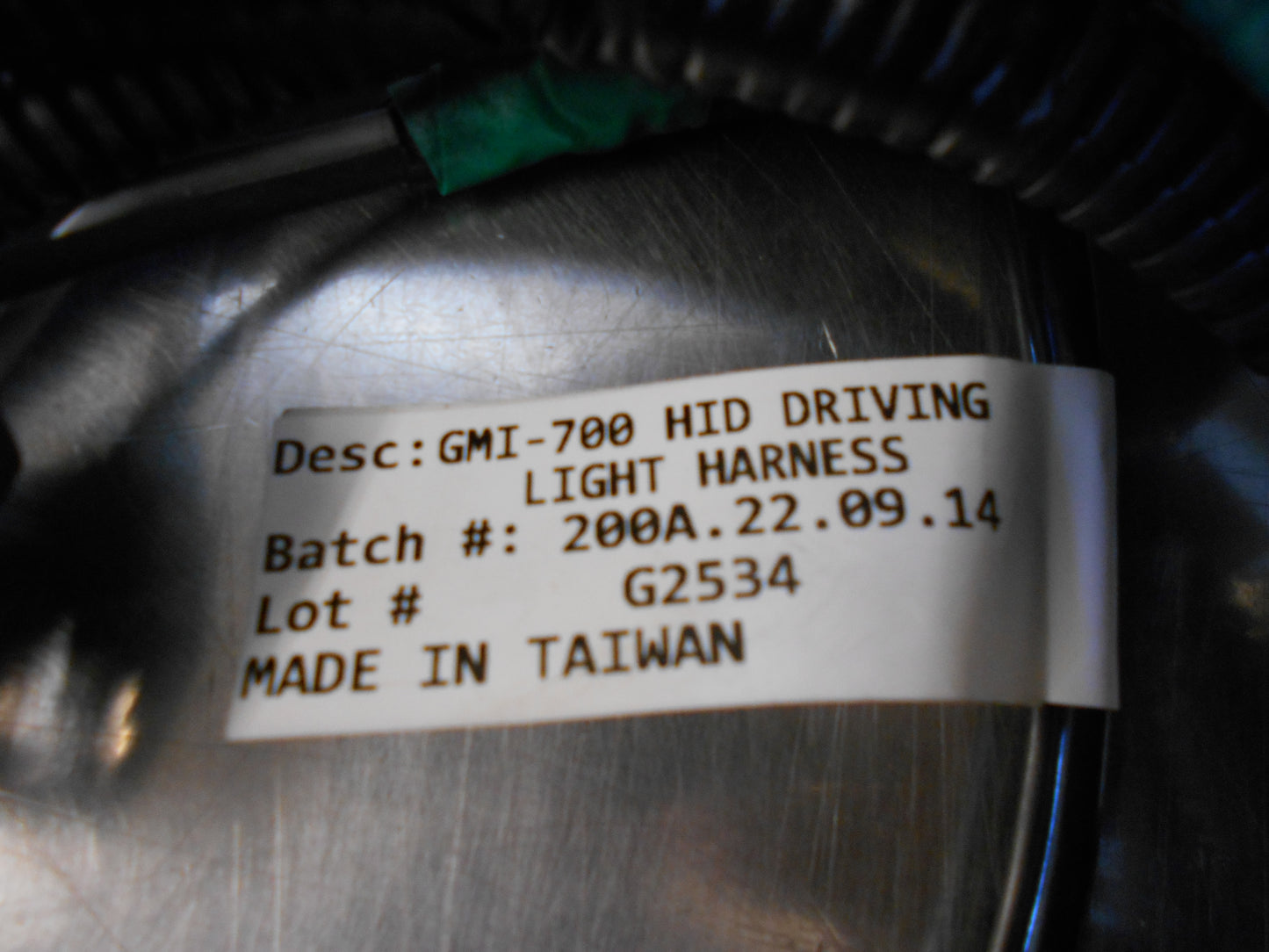Holden Colorado/Isuzu D-Max Genuine HID Driving Light Harness New Part