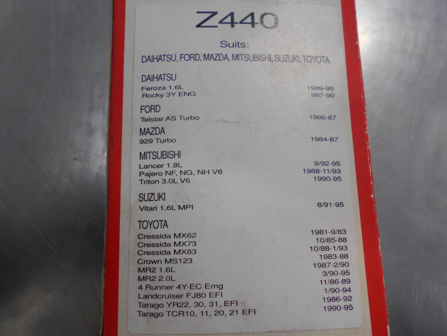 Ryco Fuel Filter Suits Mitsubishi / Toyota / Suzuki Various Models New Part