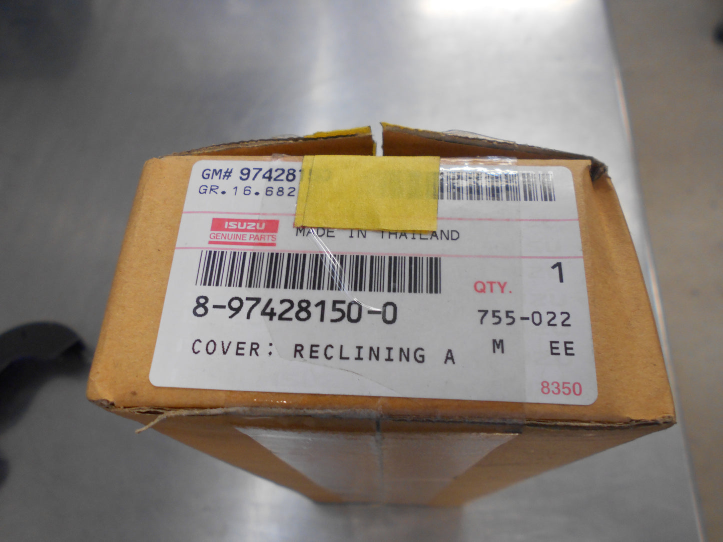 Isuzu MU-X Genuine Left Hand Seat Recliner Cover New Part