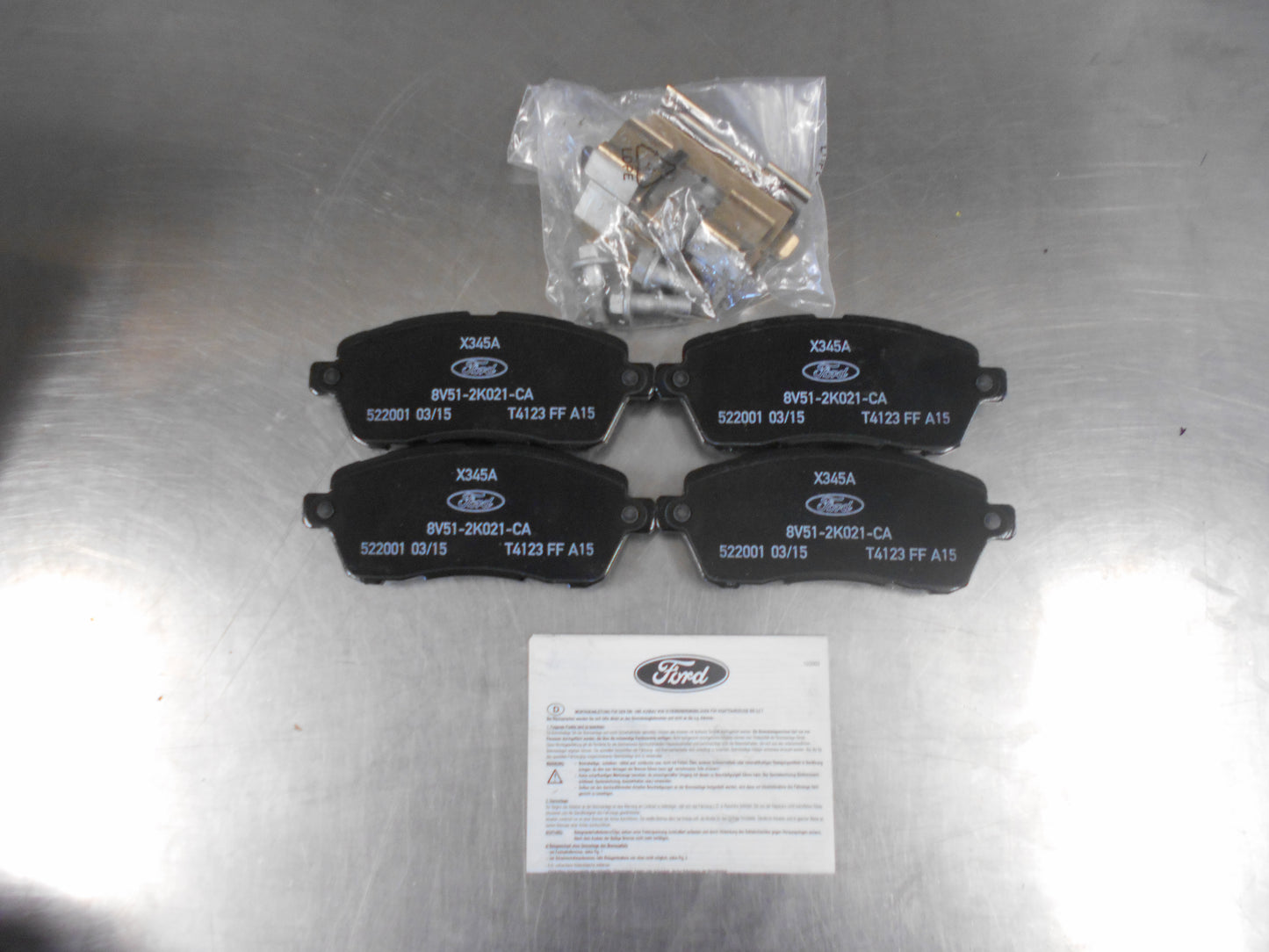 Ford Fiesta Genuine Front Brake Pad Set New Part