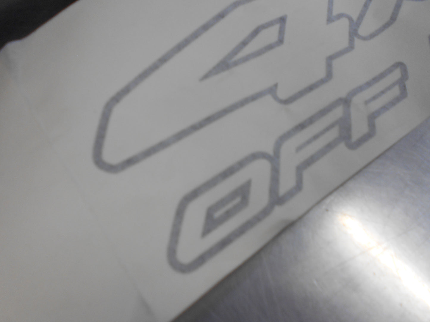 Nissan Navara D22 Genuine 4X4 Offroad Side Decal New Part