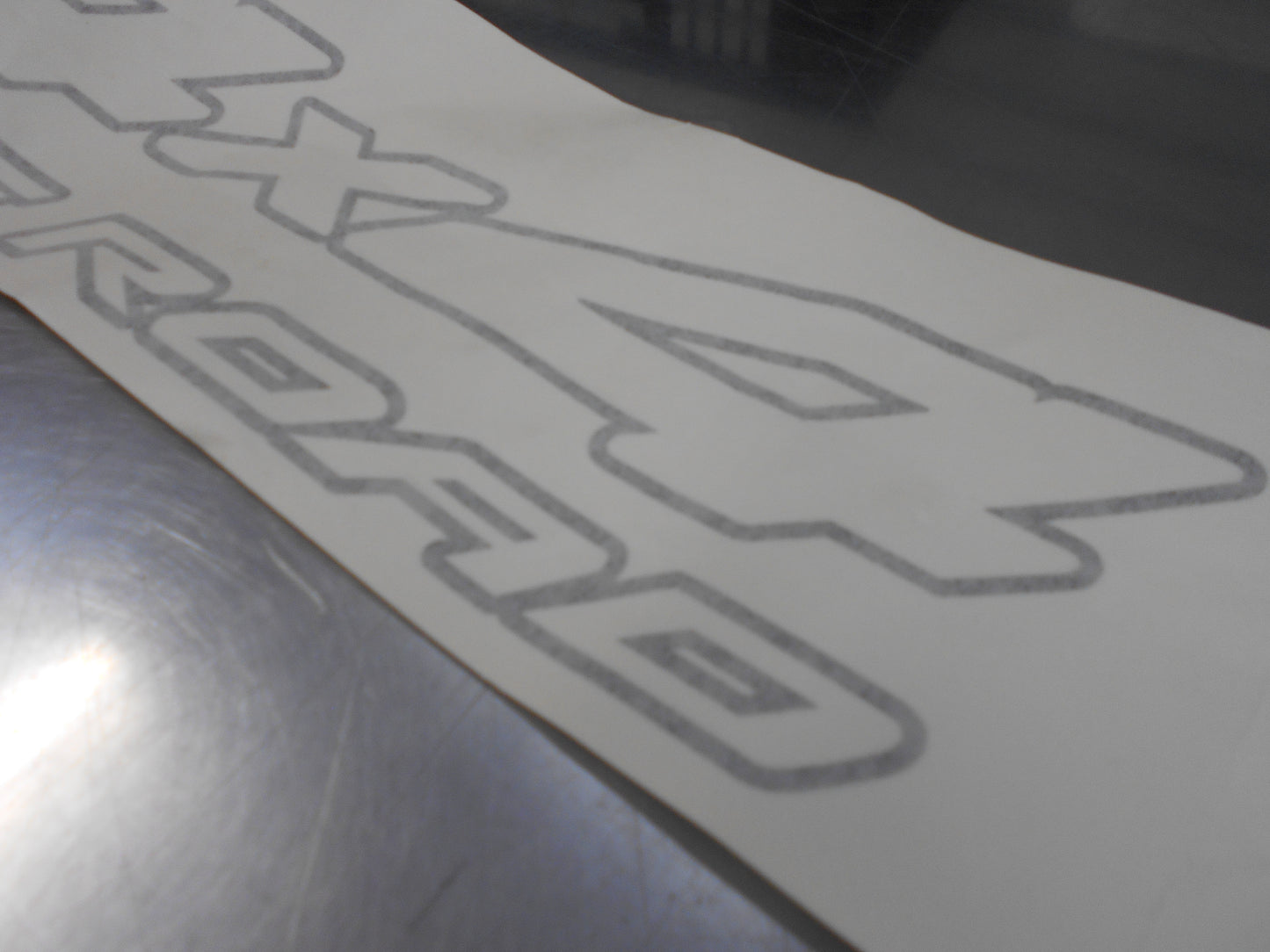 Nissan Navara D22 Genuine 4X4 Offroad Side Decal New Part