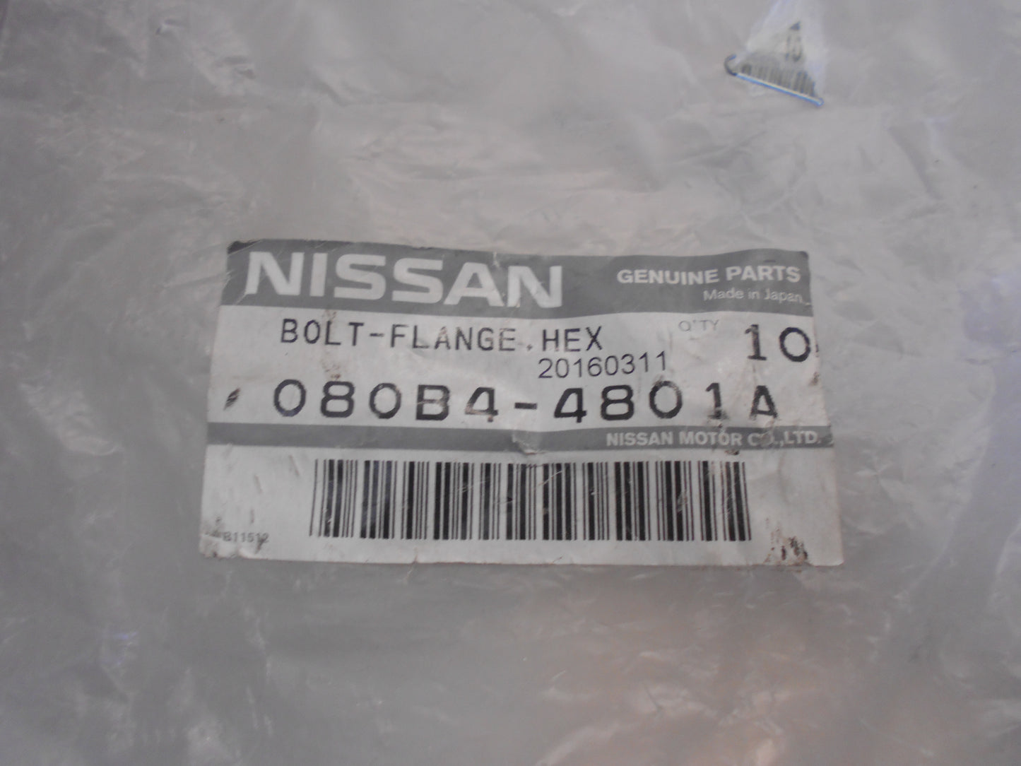 Nissan Various Models Genuine Upper Control Arm Bolt New Part