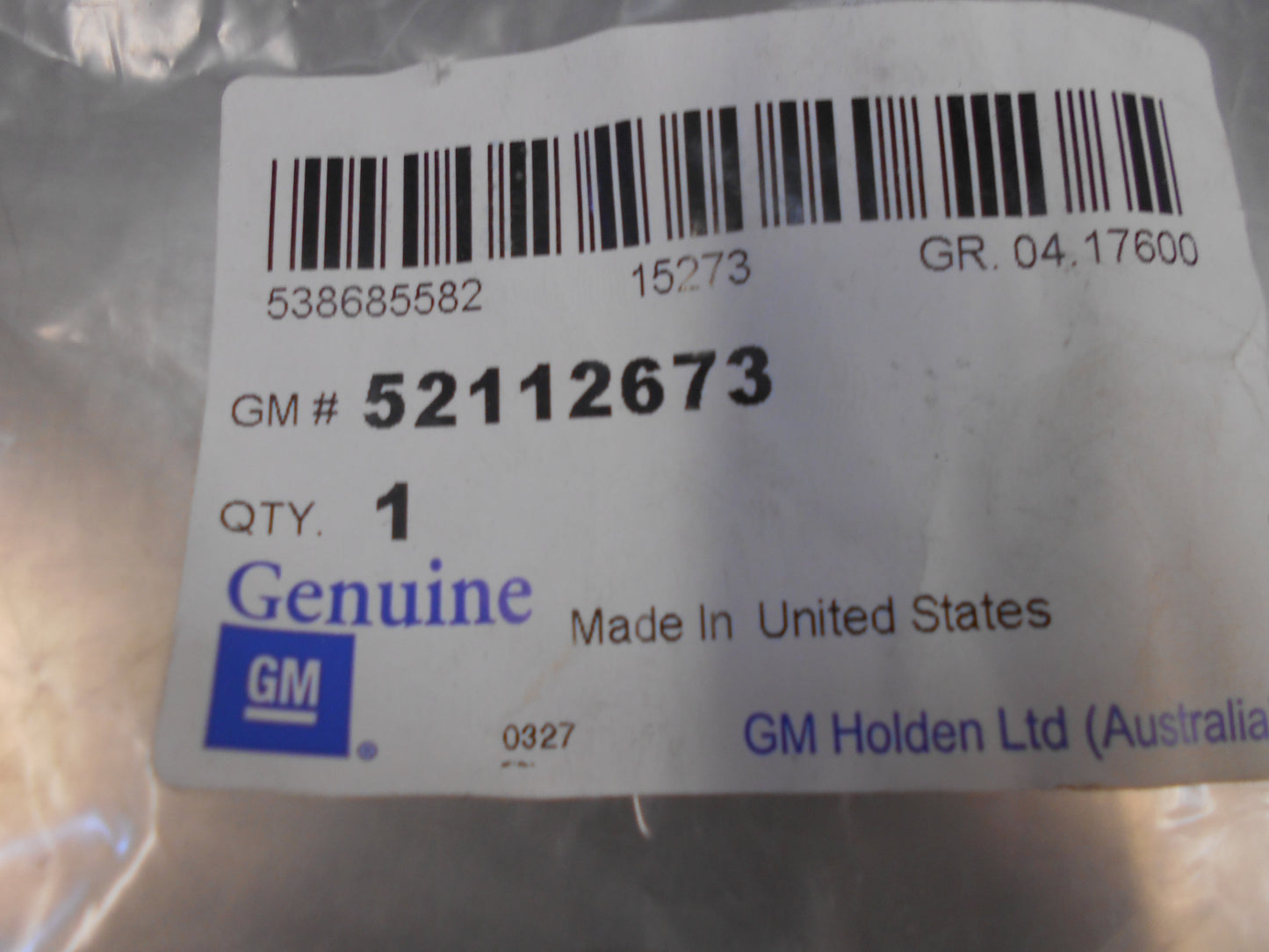 Holden Genuine Wiring Protector New Part