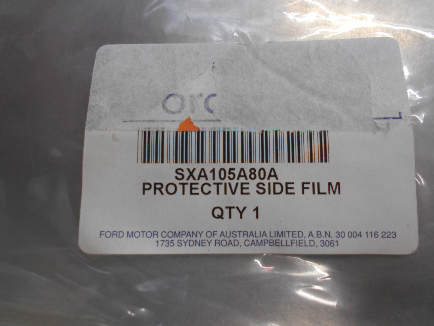 Ford SX/SY/SZ Territory Genuine Protective Side Film Pair New Part
