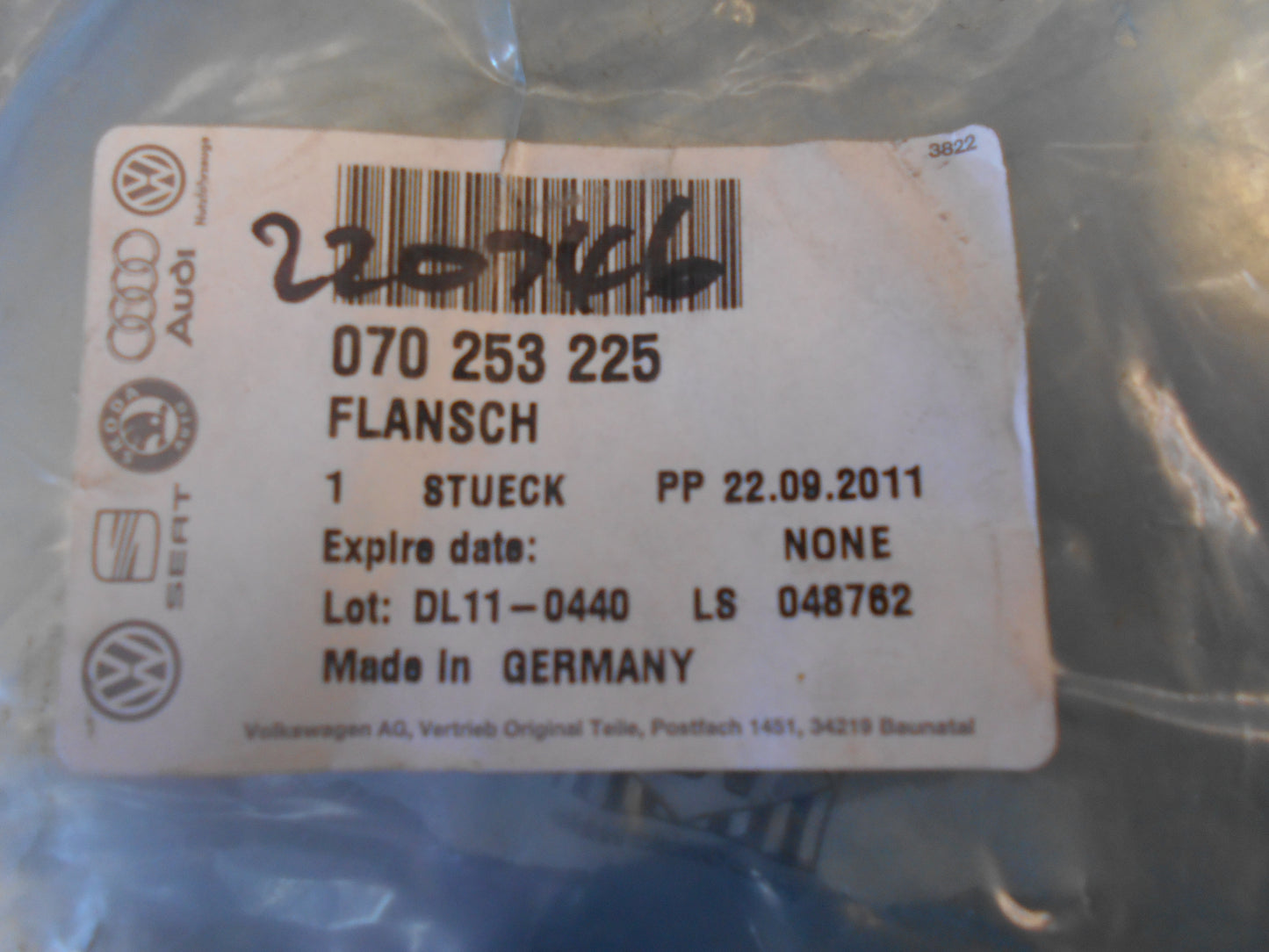 Volkswagen T5/T6 Transporter Genuine Turbo Flange New Part