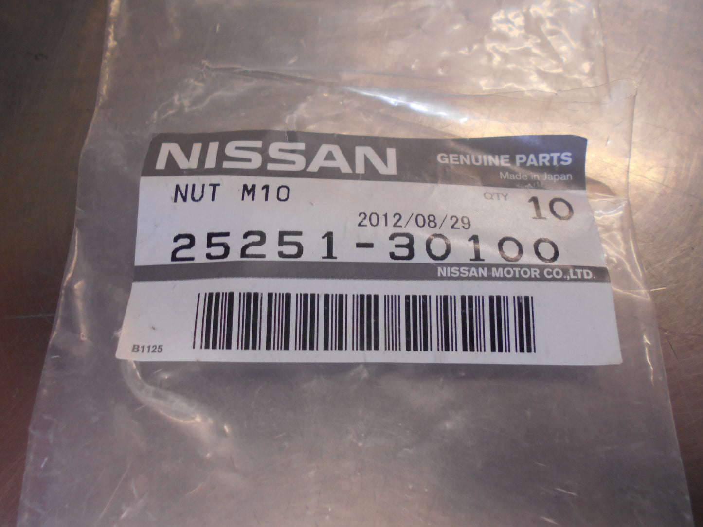 Nissan Pulsar NX / Datsun 310 Genuine M10 Nut New Part