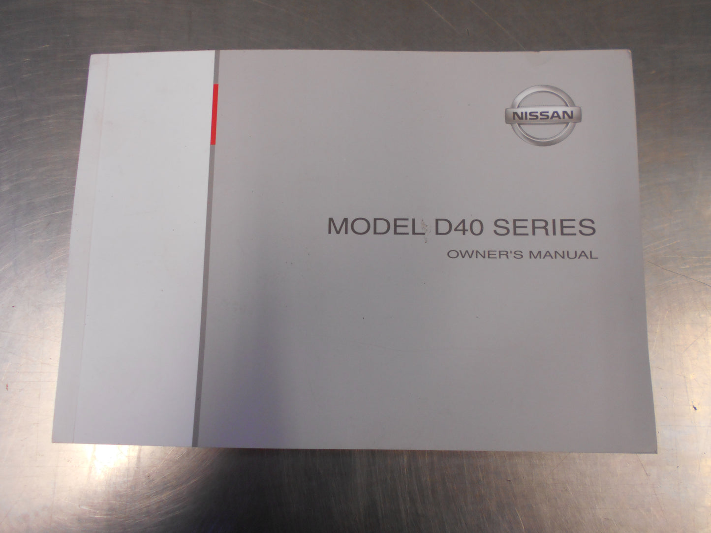 Nissan D40 Navara Thai Genuine Owner's Manual New Part