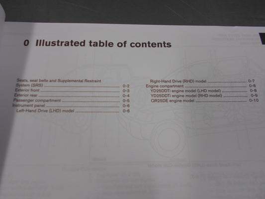 Nissan D40 Navara Thai Genuine Owner's Manual New Part