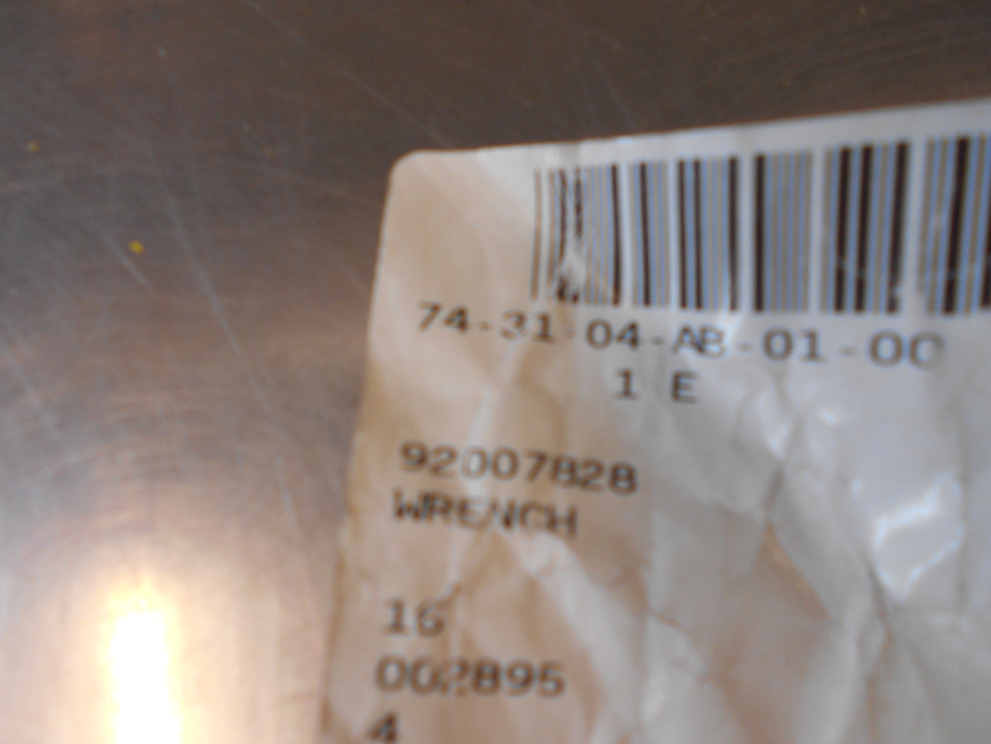 Holden Wheelbase Handle Wrench New Part