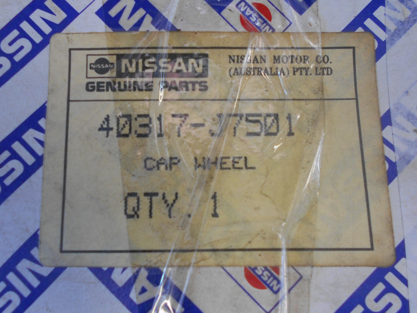 Nissan N13 SSS Pulsar Genuine Wheel Centre Cap New Part