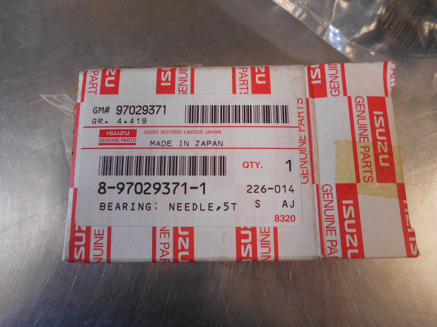 Holden Frontera Genuine Fifth Speed Needle Bearing New Part