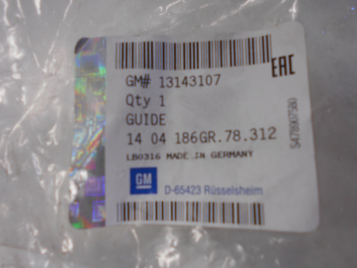 Holden Astra Genuine Rear Right Bumper Bracket New Part