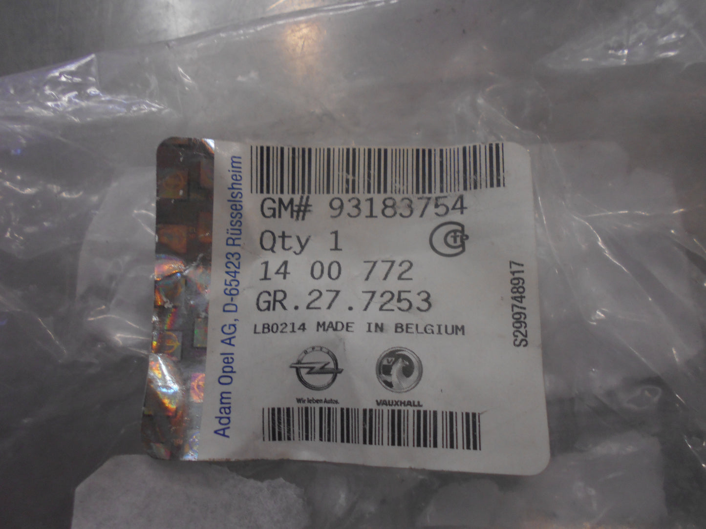 Holden Astra Genuine Right Hand Headlight Washer Cover New Part