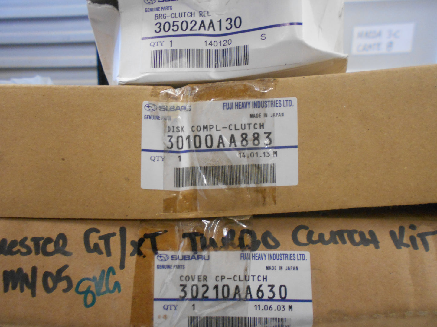 Subaru Forester GT-XT Genuine Turbo Clutch Kit New Part