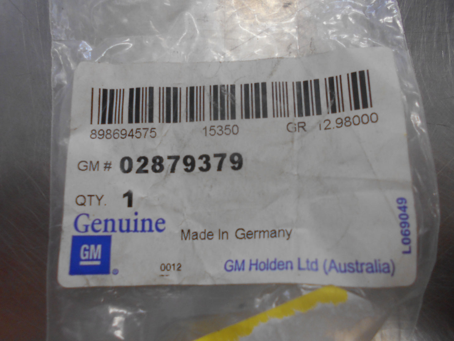 Holden VE/WM Commodore/Statesman/Caprice Genuine Drain Hole Plug New Part