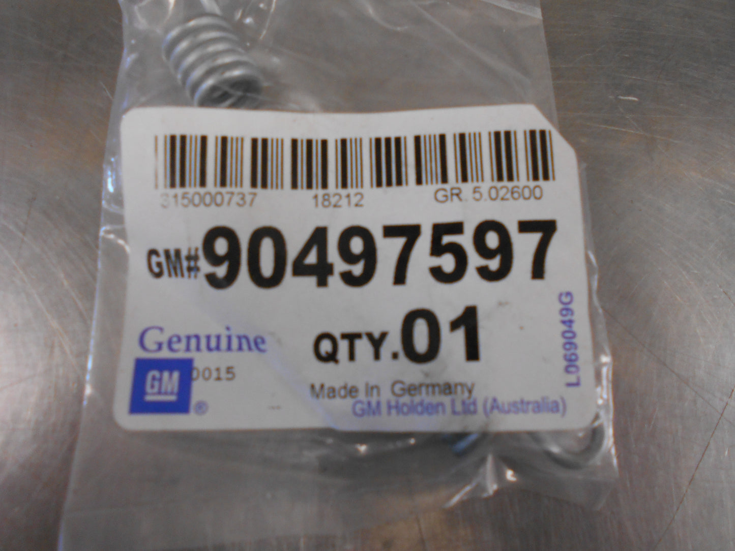 Holden Astra/Vectra Genuine Brake Shoes Rear Return Springs New Part