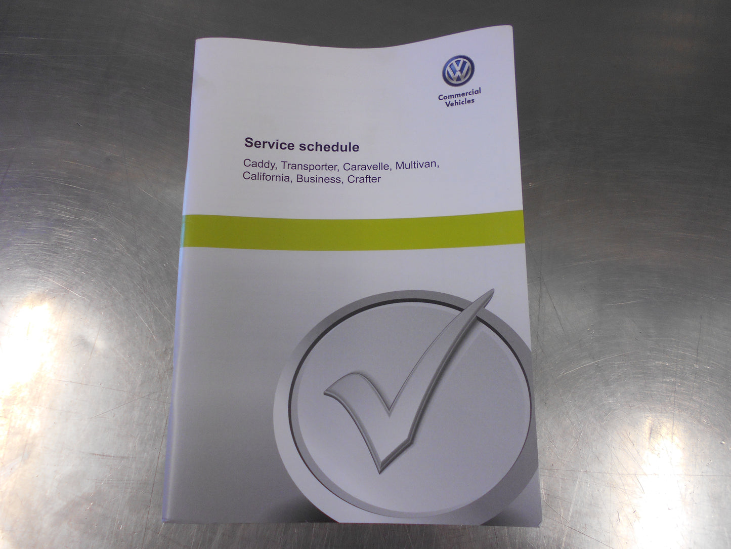 Volkswagen Various Vans Genuine Service Schedule New Part