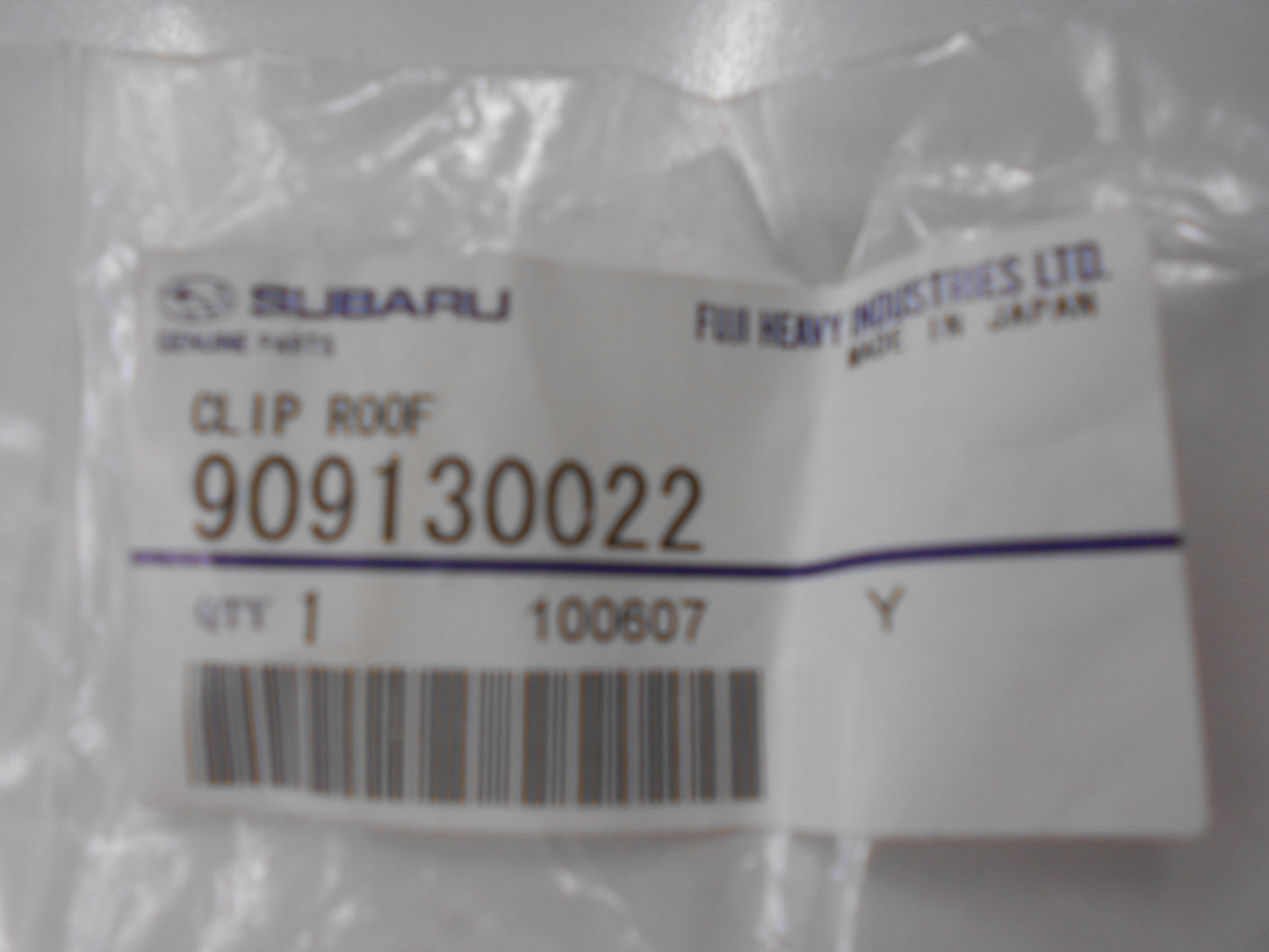 Subaru Impreza STI/WRX Genuine Roof Moulding Clip New Part