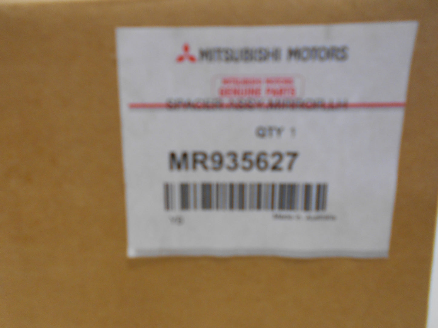 Mitsubishi MN-ML Triton Genuine Left Hand Mirror Spacer/Extension Kit New Part
