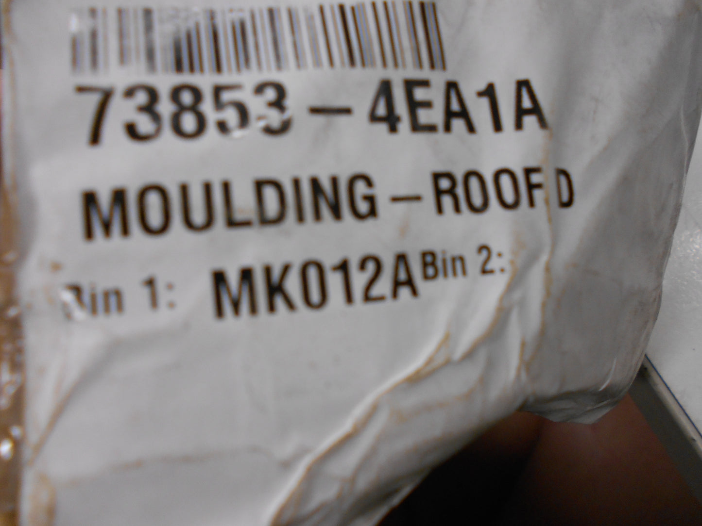 Nissan Qashqai Genuine Left Hand Roof Moulding New Part