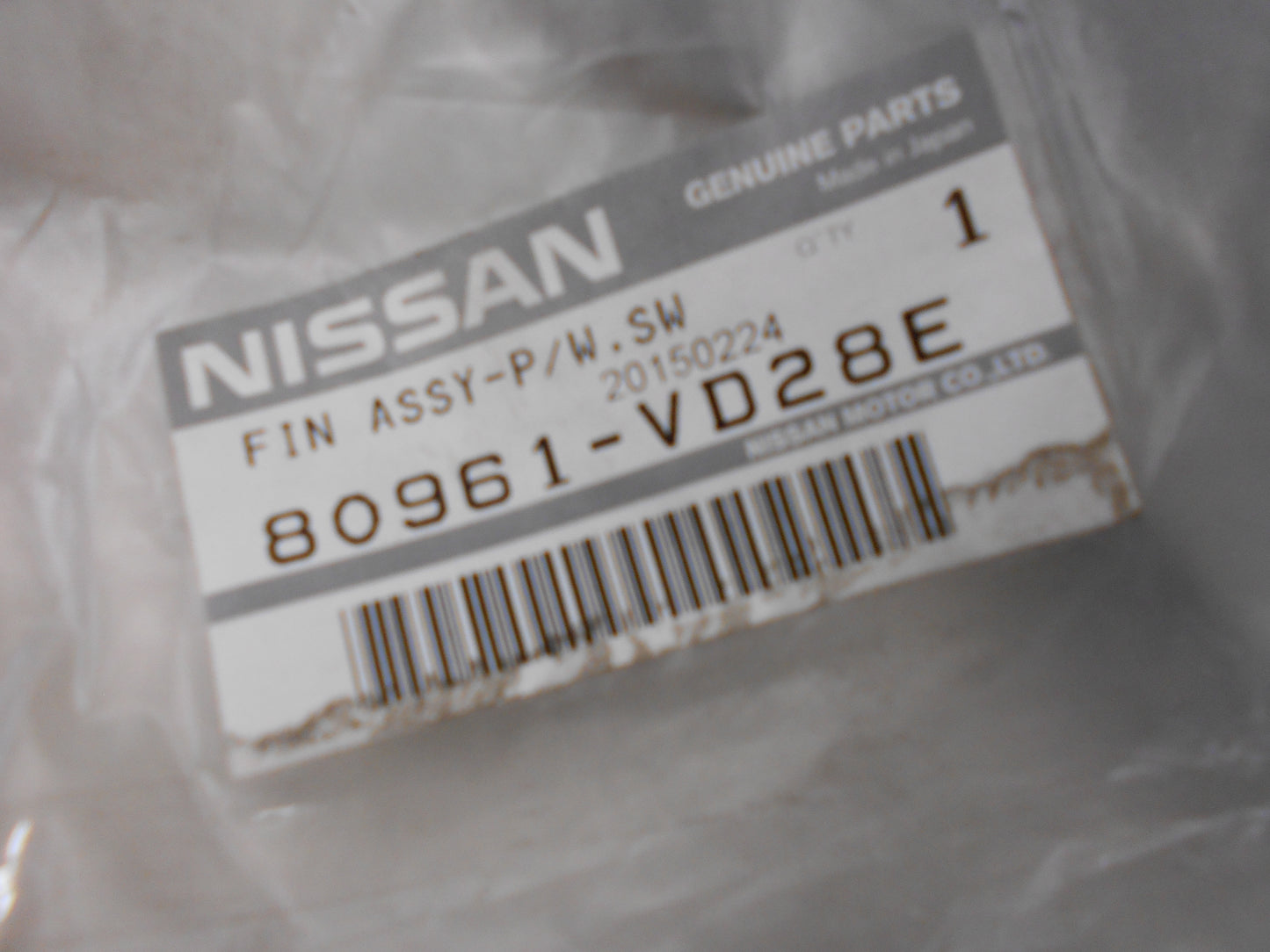 Nissan GU Patrol Genuine Left Hand Front Power Window Switch Panel New Part