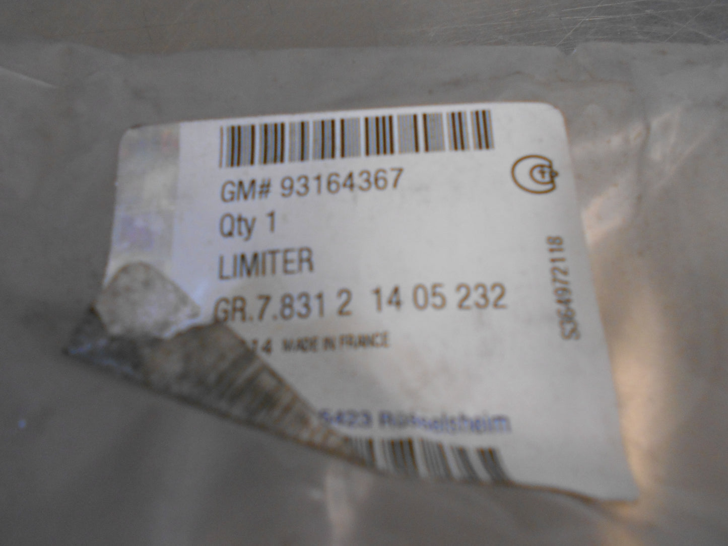 Holden Tigra Genuine Rear Bumper Impact Absorber New Part