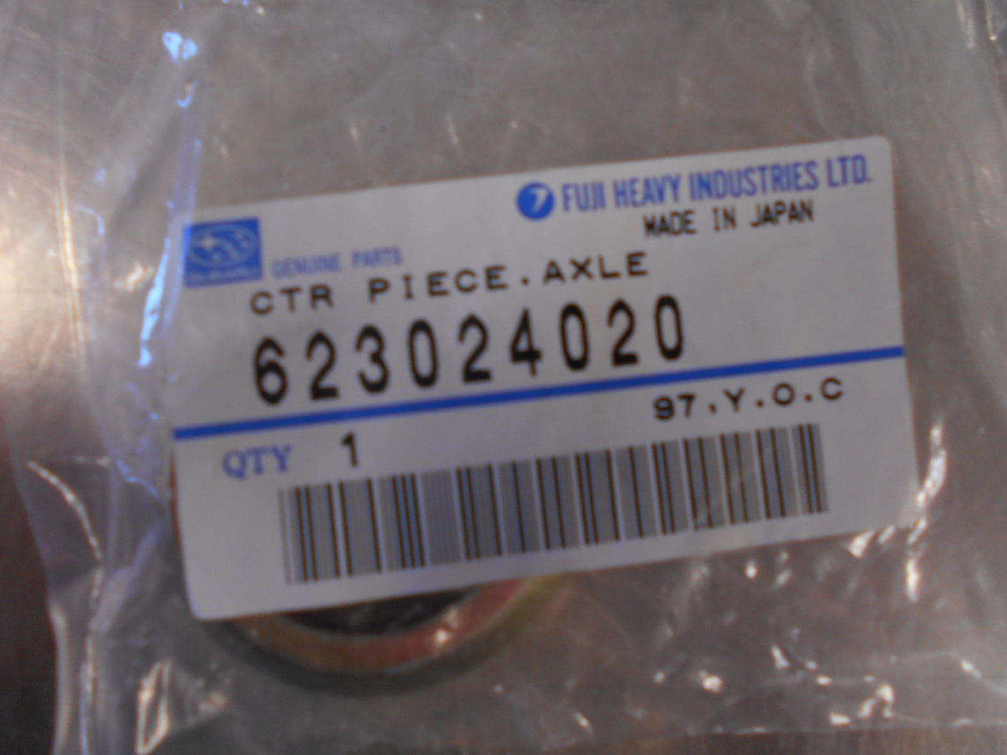 Subaru Leone Genuine Centre Piece Axle New Part