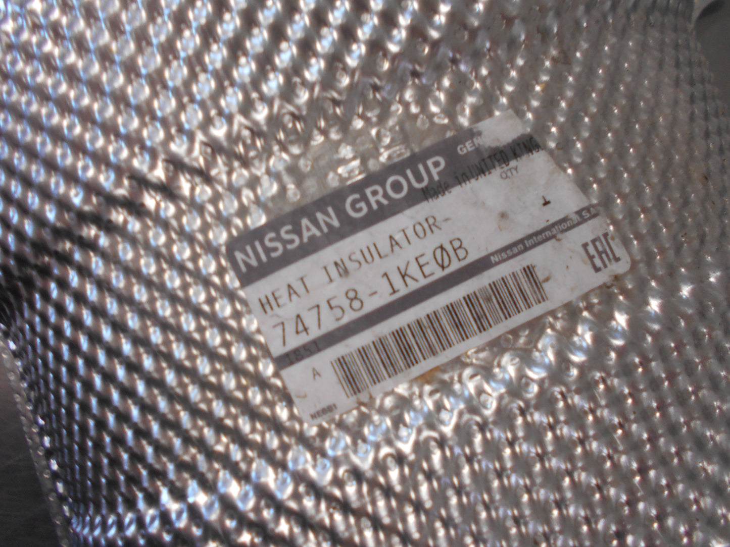 Nissan Juke Genuine Front Floor Heat Insulator New Part