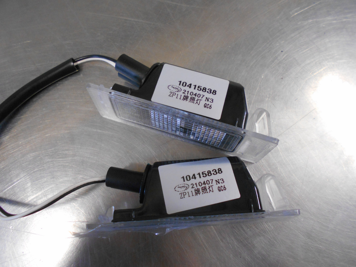 MG ZS Genuine License Plate Lights New Part