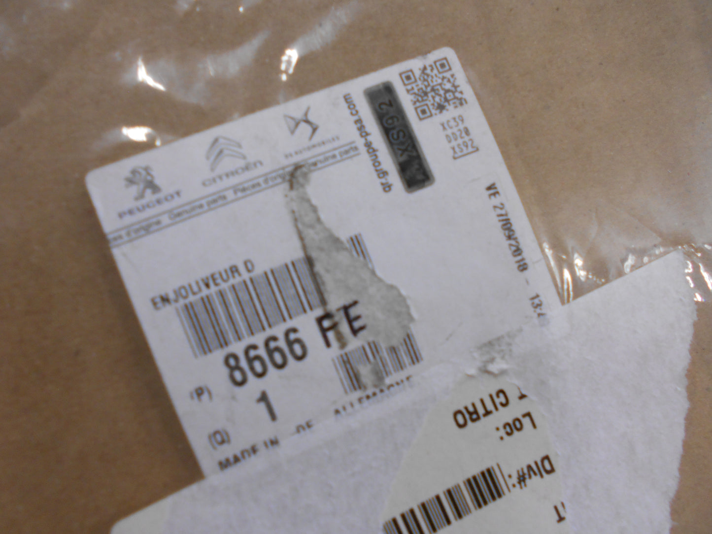 Citroen C3 Genuine Right Moulding New Part