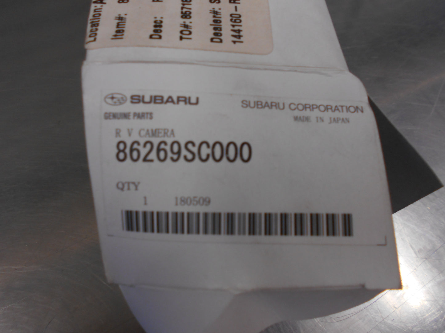 Subaru Forester Genuine Reversing View Camera New Part