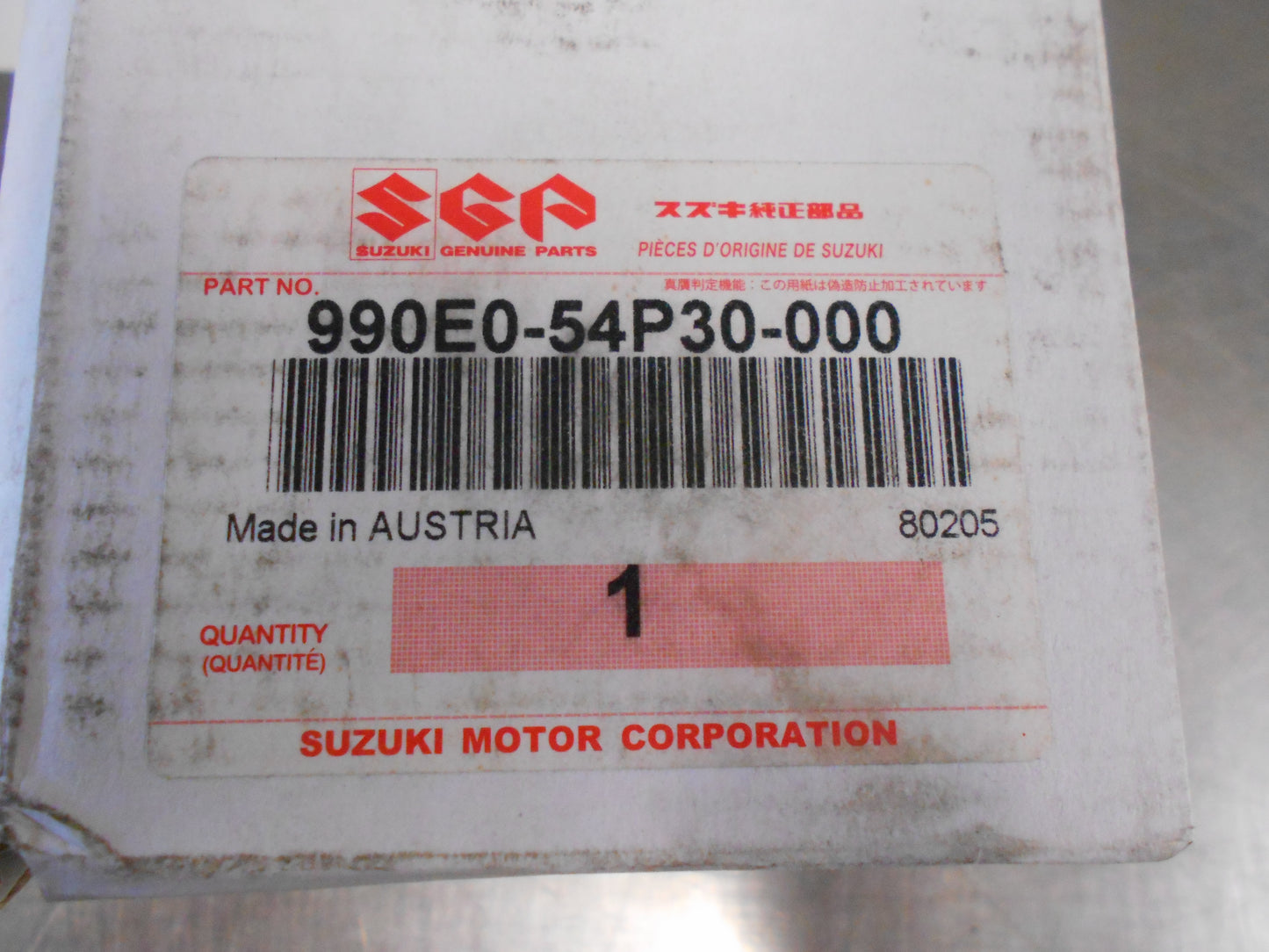 Suzuki Grand Vitara Genuine Door Sill Protection Foil Black New Part