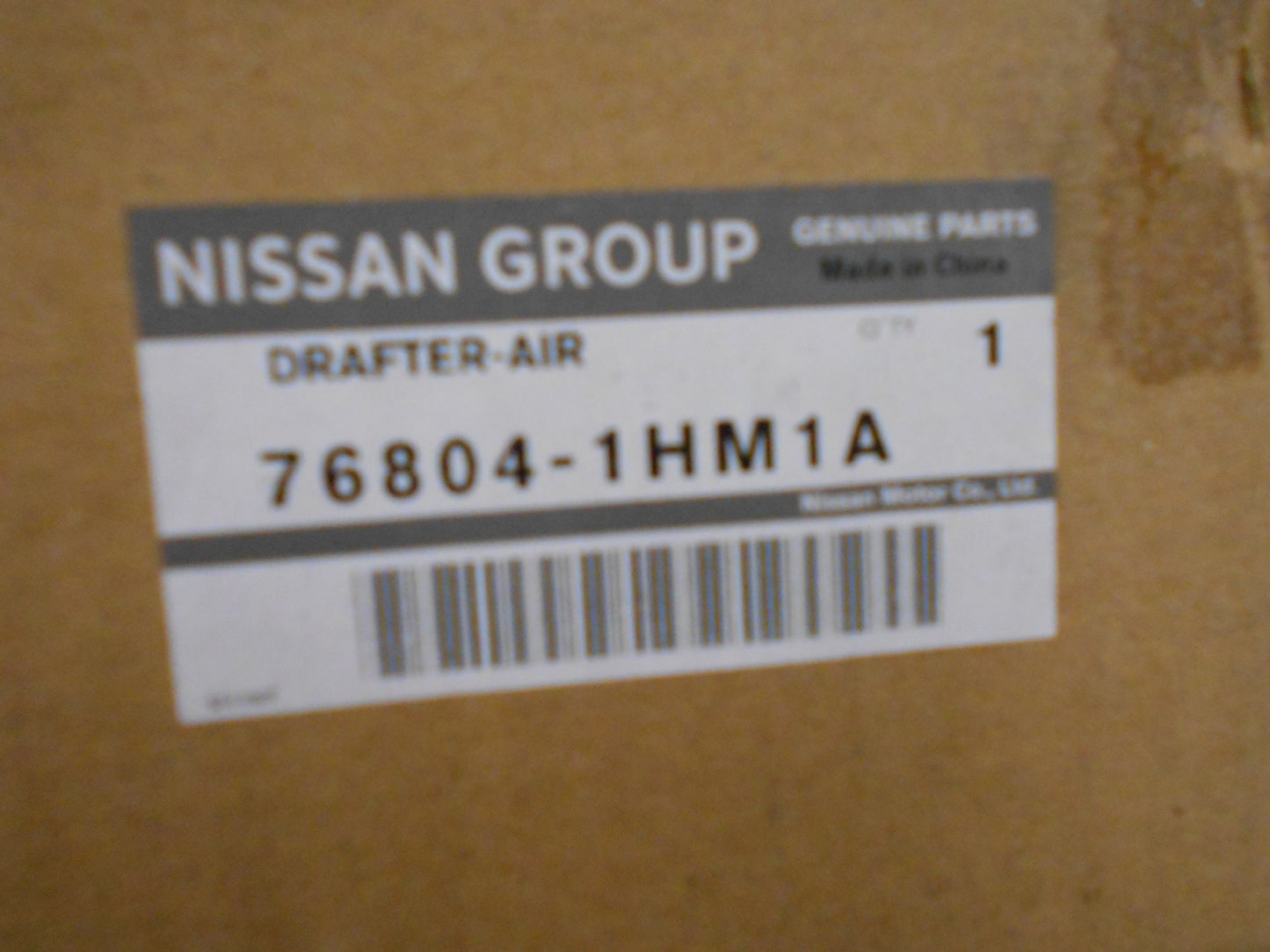 Nissan Micra Genuine Air Drafter New Part