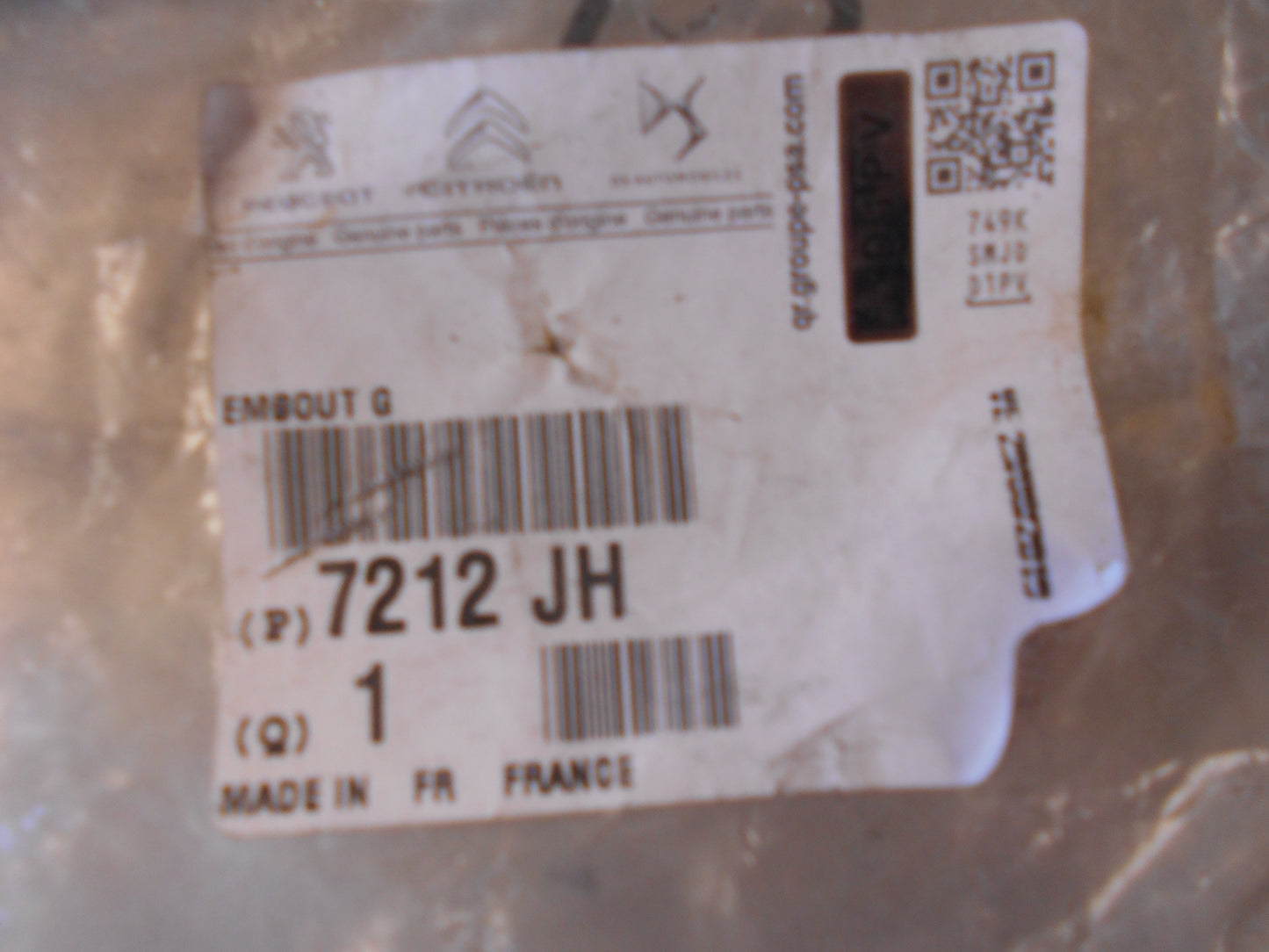 Citroen DS4 Genuine Front Left Hand Chassis Leg End Panel New Part