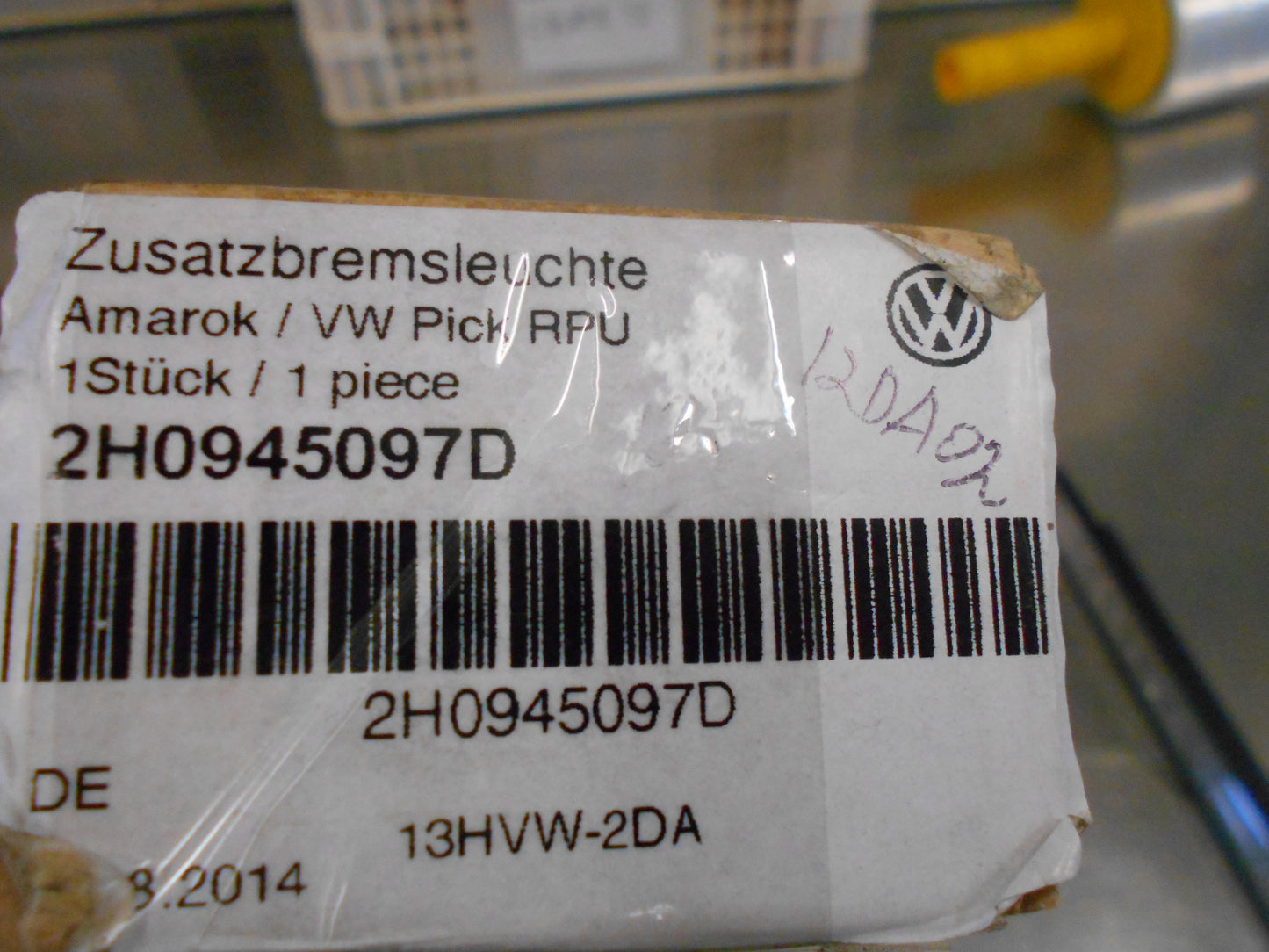 Volkswagen Amarok Genuine 3rd Brake Light WIRING New Part