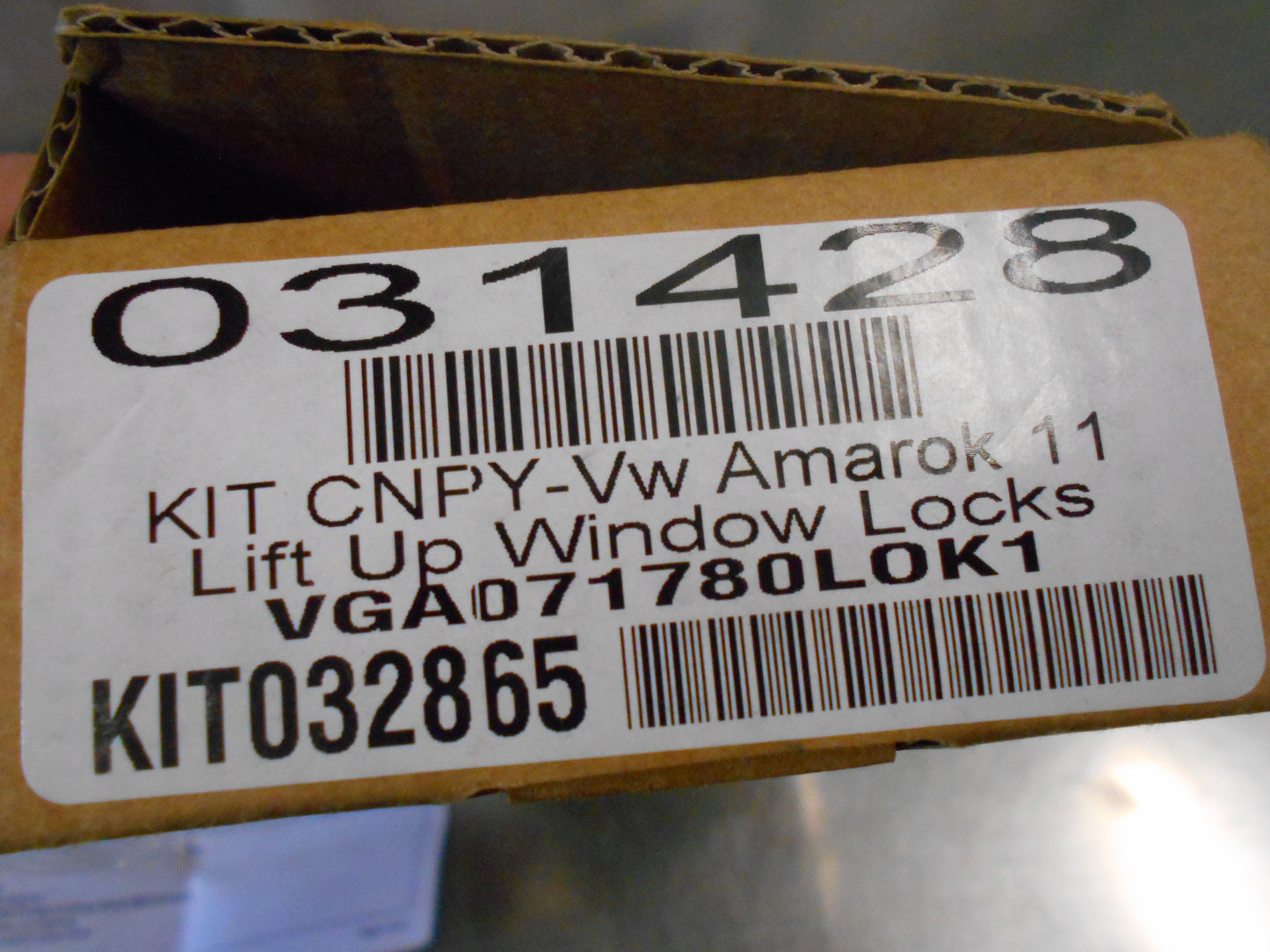 Volkswagen Amarok Genuine Canopy Side Lift Up Window Lock Replacement New Part