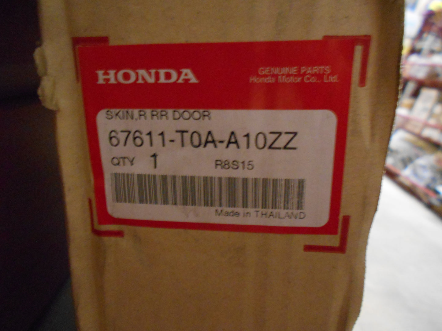 Honda CR-V Genuine Rear Right Hand Door Skin Panel New Part