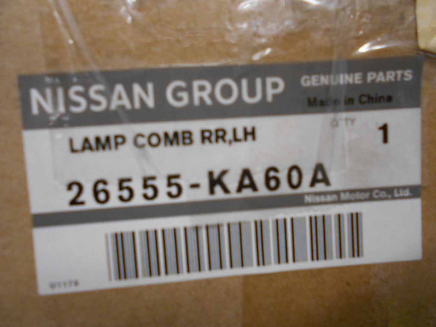 Nissan Maxima Genuine Left Hand Rear Tail Light New Part