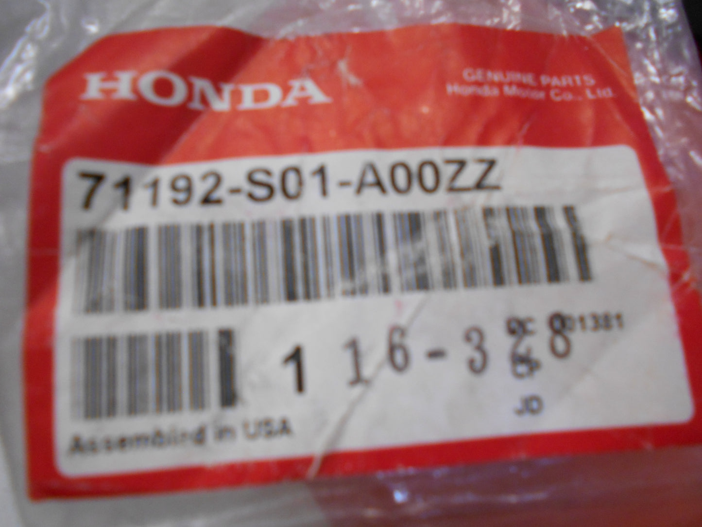 Honda Civic Genuine Front Bumper Side Stiffener Stay New Part