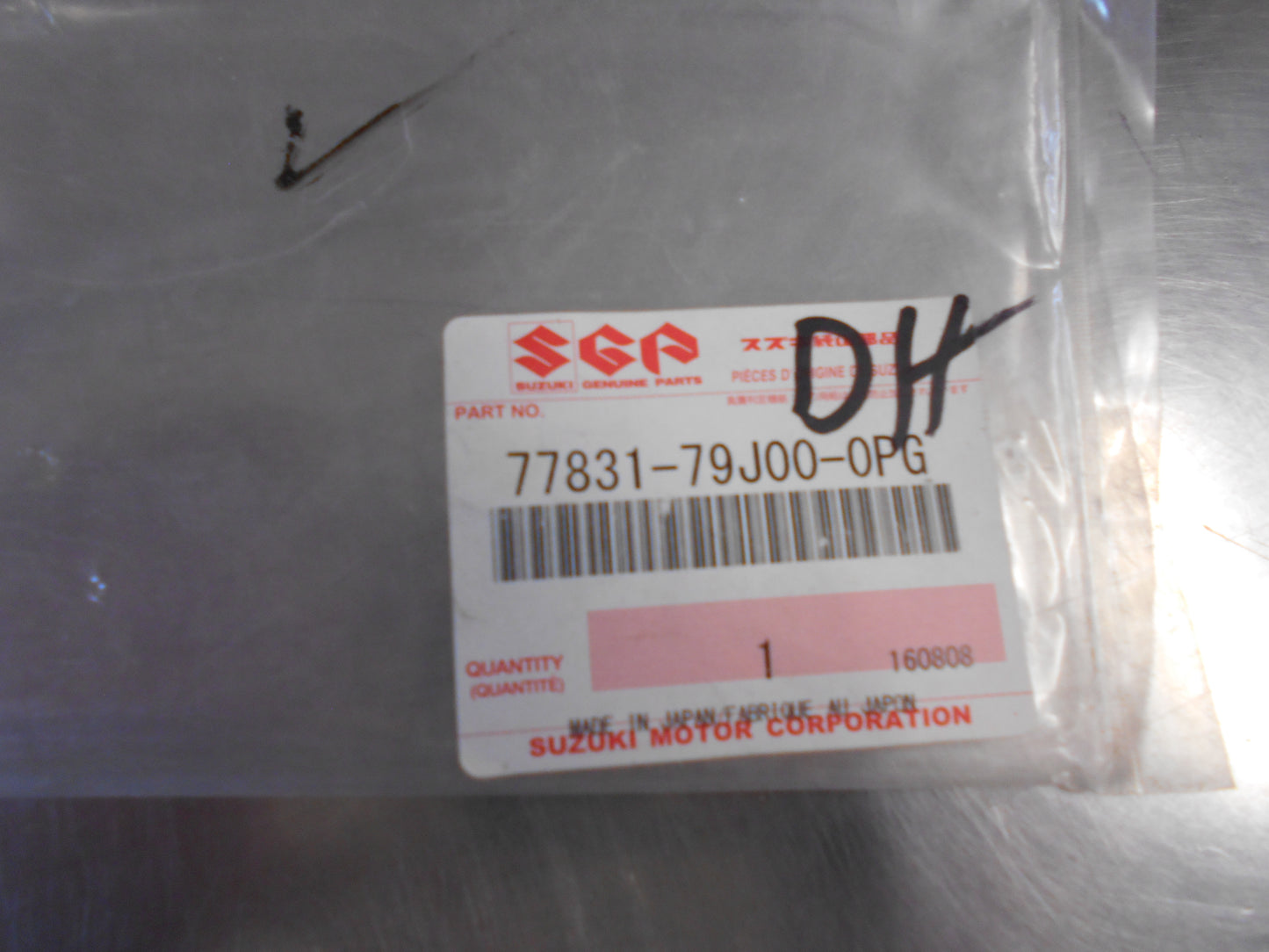 Suzuki SX4 Genuine Emblem Nameplate New Part